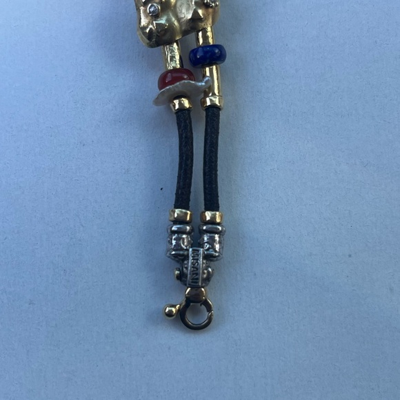 Misani Pageo 18k gold bracelet with pearls and turquoise - Picture 3 of 8